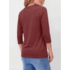 image:imageANRABESS Womens 34 Sleeve Top Wrinkle Free Summer Fall Casual T ShirtsDark Red