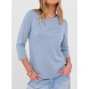image:imageANRABESS Womens 34 Sleeve Top Wrinkle Free Summer Fall Casual T ShirtsLight Blue