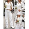 image:imageANRABESS Womens Long Sleeve Shirts Henley V Neck Thermal TopWhite