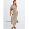 image:imageANRABESS Womens Midi Dresses Wrinkle Free Summer Casual SundressAlmond