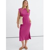 image:imageANRABESS Womens Midi Dresses Wrinkle Free Summer Casual SundressHot Pink