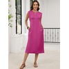 image:imageANRABESS Womens Midi Dresses Wrinkle Free Summer Casual SundressHot Pink
