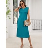 image:imageANRABESS Womens Midi Dresses Wrinkle Free Summer Casual SundressLake Blue