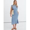 image:imageANRABESS Womens Midi Dresses Wrinkle Free Summer Casual SundressLight Blue