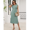 image:imageANRABESS Womens Midi Dresses Wrinkle Free Summer Casual SundressLight Green