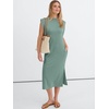 image:imageANRABESS Womens Midi Dresses Wrinkle Free Summer Casual SundressLight Green