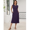image:imageANRABESS Womens Midi Dresses Wrinkle Free Summer Casual SundressPurple
