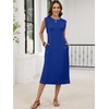 image:imageANRABESS Womens Midi Dresses Wrinkle Free Summer Casual SundressRoyal Blue