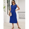 image:imageANRABESS Womens Midi Dresses Wrinkle Free Summer Casual SundressRoyal Blue