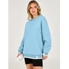 image:imageANRABESS Womens Oversized Sweatshirts Crew Neck Fall Pullover TopsLight Blue