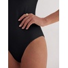 image:imageANRABESS Womens Short Sleeve Crew Neck BodysuitBlack