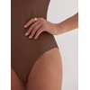 image:imageANRABESS Womens Short Sleeve Crew Neck BodysuitBrown