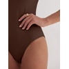 image:imageANRABESS Womens Short Sleeve Crew Neck BodysuitCoffee