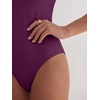 image:imageANRABESS Womens Short Sleeve Crew Neck BodysuitDark Magenta
