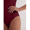 image:imageANRABESS Womens Short Sleeve Crew Neck BodysuitWine Red