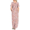 image:imageANRABESS Womens Summer Maxi Dress Short Sleeve Casual Sundress with PocketsFloral Blue Pink