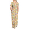 image:imageANRABESS Womens Summer Maxi Dress Short Sleeve Casual Sundress with PocketsFloral Yellow