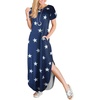 image:imageANRABESS Womens Summer Maxi Dress Short Sleeve Casual Sundress with PocketsStar