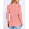 image:imageANRABESS Womens Tops 34 Sleeve Fall Business Casual BlousesCoral