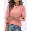 image:imageANRABESS Womens Tops 34 Sleeve Fall Business Casual BlousesCoral