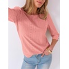 image:imageANRABESS Womens Tops 34 Sleeve Fall Business Casual BlousesCoral