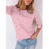 image:imageANRABESS Womens Tops 34 Sleeve Fall Business Casual BlousesPink White Dot