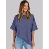 image:imageANRABESS Womens Tops Summer Short Sleeve Oversized T Shirts 2026Blue Gray