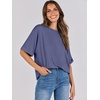image:imageANRABESS Womens Tops Summer Short Sleeve Oversized T Shirts 2026Blue Gray