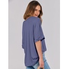 image:imageANRABESS Womens Tops Summer Short Sleeve Oversized T Shirts 2026Blue Gray