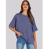 image:imageANRABESS Womens Tops Summer Short Sleeve Oversized T Shirts 2026Blue Gray