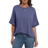 image:imageANRABESS Womens Tops Summer Short Sleeve Oversized T Shirts 2026Blue Gray