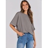 image:imageANRABESS Womens Tops Summer Short Sleeve Oversized T Shirts 2026Brown
