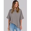image:imageANRABESS Womens Tops Summer Short Sleeve Oversized T Shirts 2026Brown