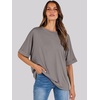 image:imageANRABESS Womens Tops Summer Short Sleeve Oversized T Shirts 2026Brown