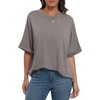 image:imageANRABESS Womens Tops Summer Short Sleeve Oversized T Shirts 2026Brown