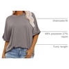 image:imageANRABESS Womens Tops Summer Short Sleeve Oversized T Shirts 2026Brown