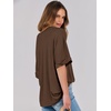 image:imageANRABESS Womens Tops Summer Short Sleeve Oversized T Shirts 2026Dark Brown