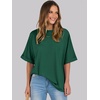 image:imageANRABESS Womens Tops Summer Short Sleeve Oversized T Shirts 2026Dark Green