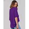 image:imageANRABESS Womens Tops Summer Short Sleeve Oversized T Shirts 2026Dark Purple