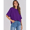 image:imageANRABESS Womens Tops Summer Short Sleeve Oversized T Shirts 2026Dark Purple
