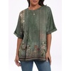 image:imageANRABESS Womens Tops Summer Short Sleeve Oversized T Shirts 2026Floral Flower Print