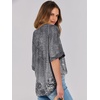 image:imageANRABESS Womens Tops Summer Short Sleeve Oversized T Shirts 2026Floral Gray Flower