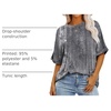 image:imageANRABESS Womens Tops Summer Short Sleeve Oversized T Shirts 2026Floral Gray Flower