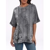 image:imageANRABESS Womens Tops Summer Short Sleeve Oversized T Shirts 2026Floral Gray Flower