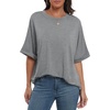image:imageANRABESS Womens Tops Summer Short Sleeve Oversized T Shirts 2026Gray