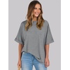 image:imageANRABESS Womens Tops Summer Short Sleeve Oversized T Shirts 2026Gray