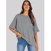 image:imageANRABESS Womens Tops Summer Short Sleeve Oversized T Shirts 2026Gray