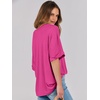 image:imageANRABESS Womens Tops Summer Short Sleeve Oversized T Shirts 2026Hot Pink