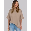 image:imageANRABESS Womens Tops Summer Short Sleeve Oversized T Shirts 2026Khaki