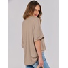 image:imageANRABESS Womens Tops Summer Short Sleeve Oversized T Shirts 2026Khaki